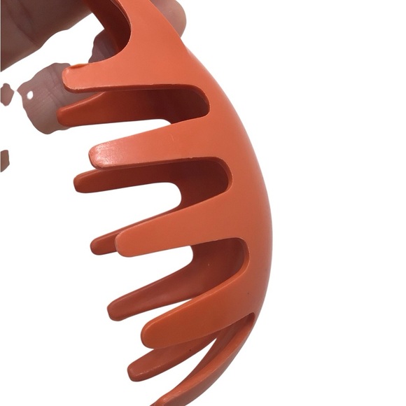 Ekco Pasta Server Spaghetti Spoon Orange Heat-Resistant Nylon Slotted Utensil - Picture 10 of 13